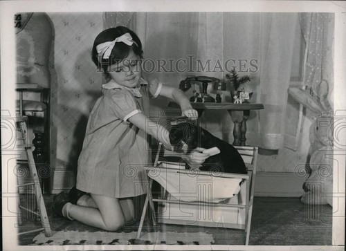 1937 press photo - press, little