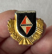 Vintage 1960s Tinplate BORGWARD MOTOR CAR GERMANY Automobilia Lapel Badge