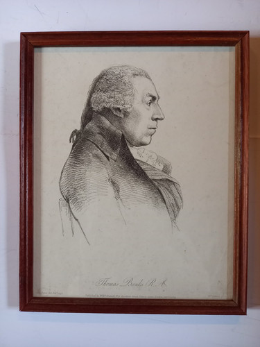 Framed engraving thomas - engraving, banks