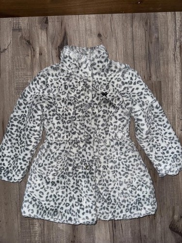 Girls fashion coat - coat, white