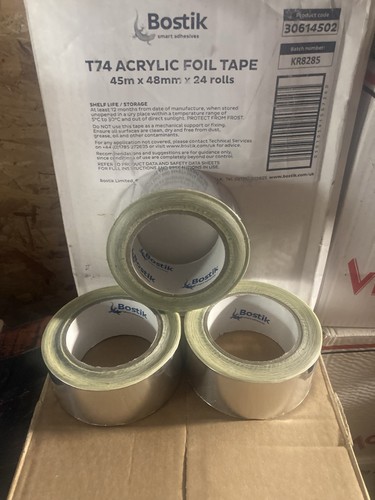 50mm bostik foil tape - x3,