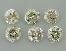 mixed loose diamonds 4.6 - 4.8mm 2.23ct Natural Loose Diamonds