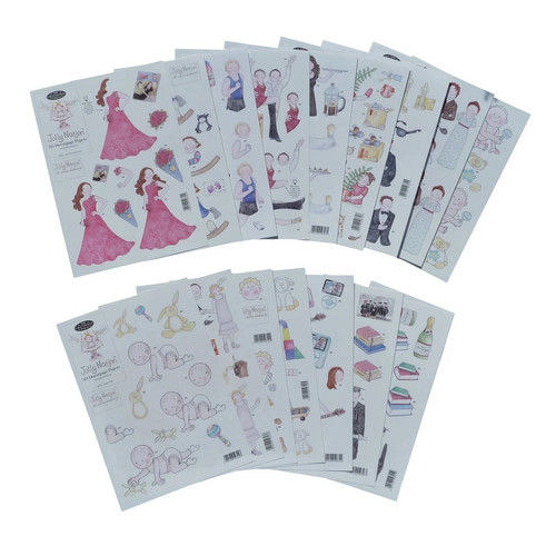 Decoupage die cut - a4,