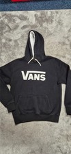 vans hoodie size small black