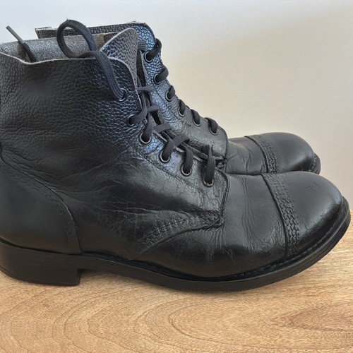 Army black ammo boots - boots, size