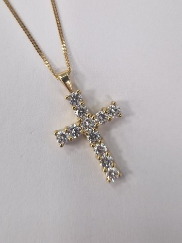 Diamond cross pendant 00ct - diamond,