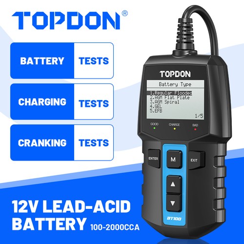 Topdon car battery tester - car,