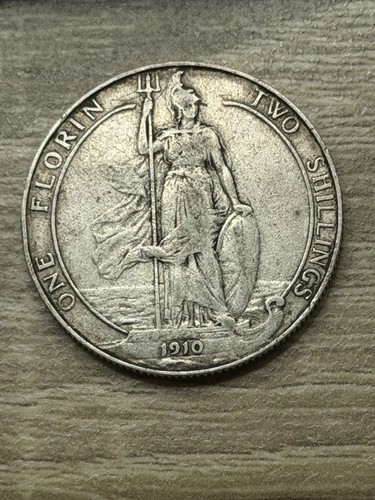 Edward vii florin two - edward, vii,