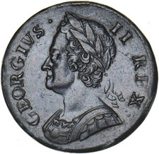 1751 Halfpenny - George II