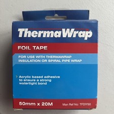 2 x Foil Tape 50mm x 20M wide ThermaWrap
