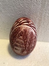 Pysanky Egg Genuine Blown