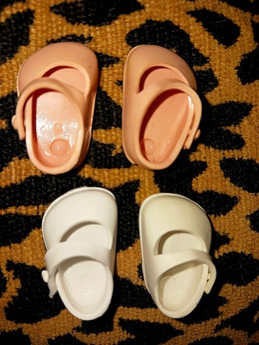 Vintage ginny doll - doll, shoes