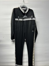 Men’s Lonsdale Black Logo Tracksuit Set Size 2XL Brand New 