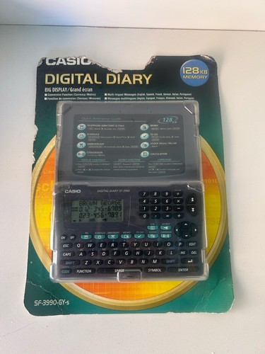 Casio electronic digital - casio, diary