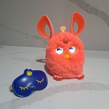 Furby Connect 2015 Hasbro. WORKING + Sleep Mask. Peach Colour, Interactive Toy