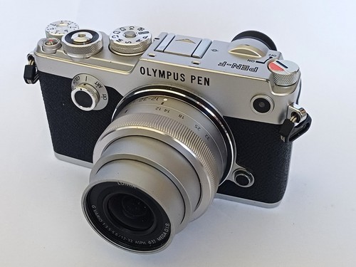 Olympus pen silver - pen-f,