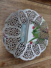Vintage Silver plated filligre