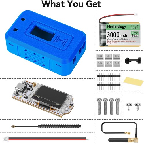 Esp32 lora board 7v - v3, board+3.7v