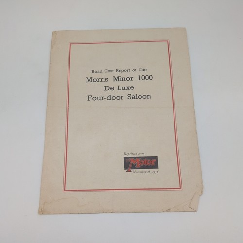Morris minor 1000 - minor, de