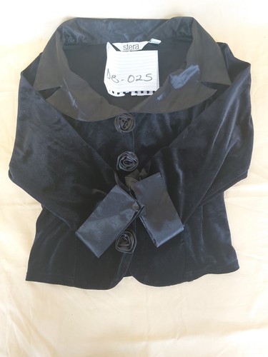 Stera womens black velvet - black,
