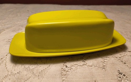 Vintage melamine butter - melamine,