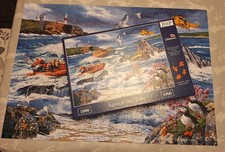 HOP AGAINST THE TIDE RNLI 1000 PIECE JIGSAW PUZZLE COMPLETE VGC