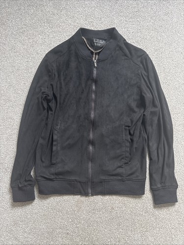 Zara men black faux suede - men’s,