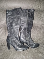 Gluv Size 3 Black Leather Boots #X1