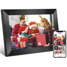 WiFi Digital Photo Frame 10.1 inch 1080P HD Touch Screen App 32GB Send Blessings