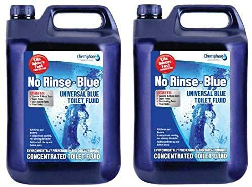 Blue chemical toilet - toilet, fluid