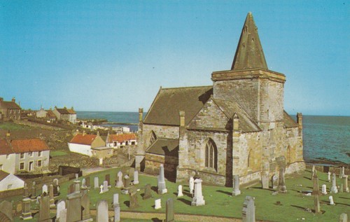 Postcard the church monance - postcard,
