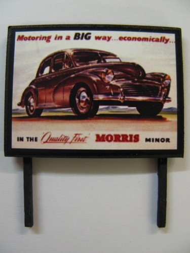 Morris minor model railway - -,