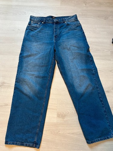 Blue baggy jeans