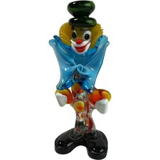 Murano Glass Clown Figurine