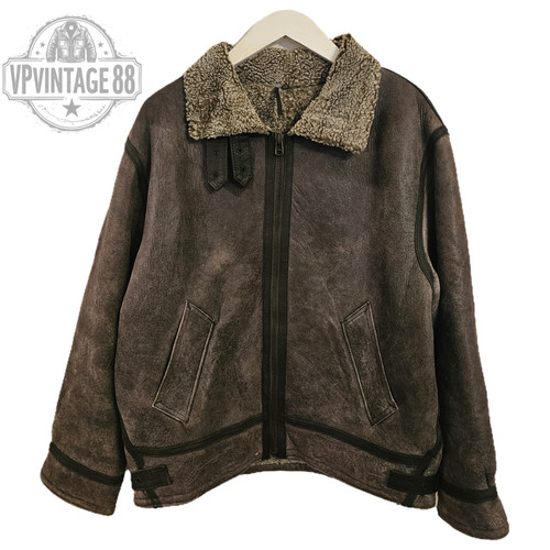 Vintage brown shearling - b3,