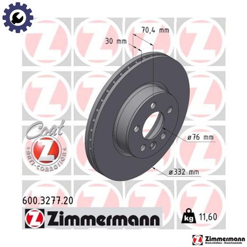 Brake disc 600 - disc, 600.3277.20