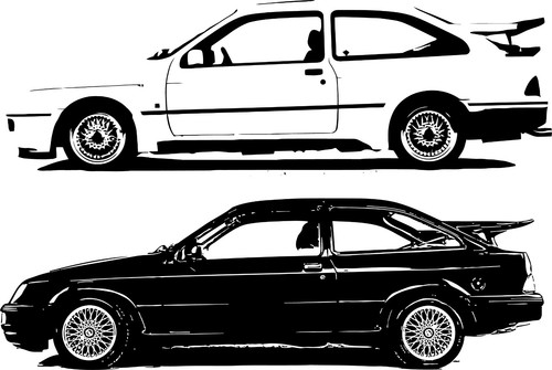 Ford sierra rs500 cosworth - rs500,