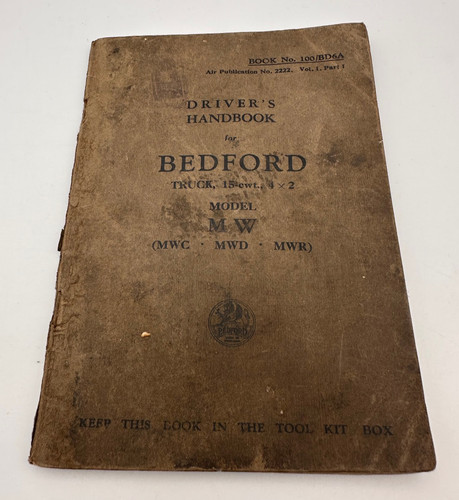 Bedford truck model w - truck,
