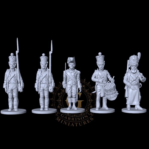 Napoleonic french infantry - french, x5