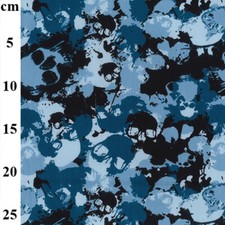 Cotton Fabric - Blue Jungle
