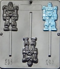 ROBOT CHOCOLATE LOLLIPOP MOULD