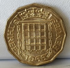 1966 UK Elizabeth II Three