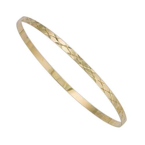 Gold slave bangle - gold,