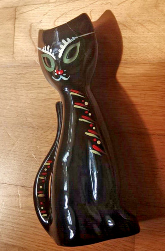 Lovely cat vase - vintage, in