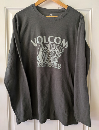 Volcom gray logo - gray, print