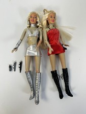 2x Kylie Minogue poseable fashion dolls with microphones Jakks pacific