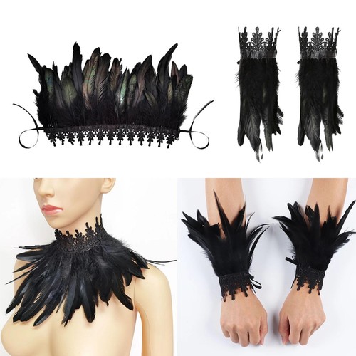 Faux fashion black feather - fashion,
