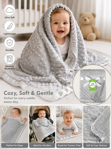 Baby blanket minky - blanket, fleece