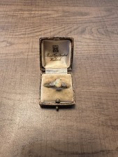 vintage style ring opal 9ct