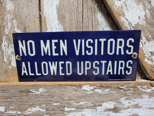 Vintage brothel porcelain - vintage, sign